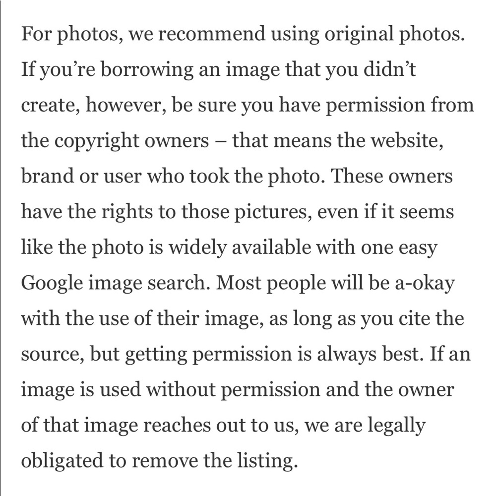DO NOT USE MY PHOTOS